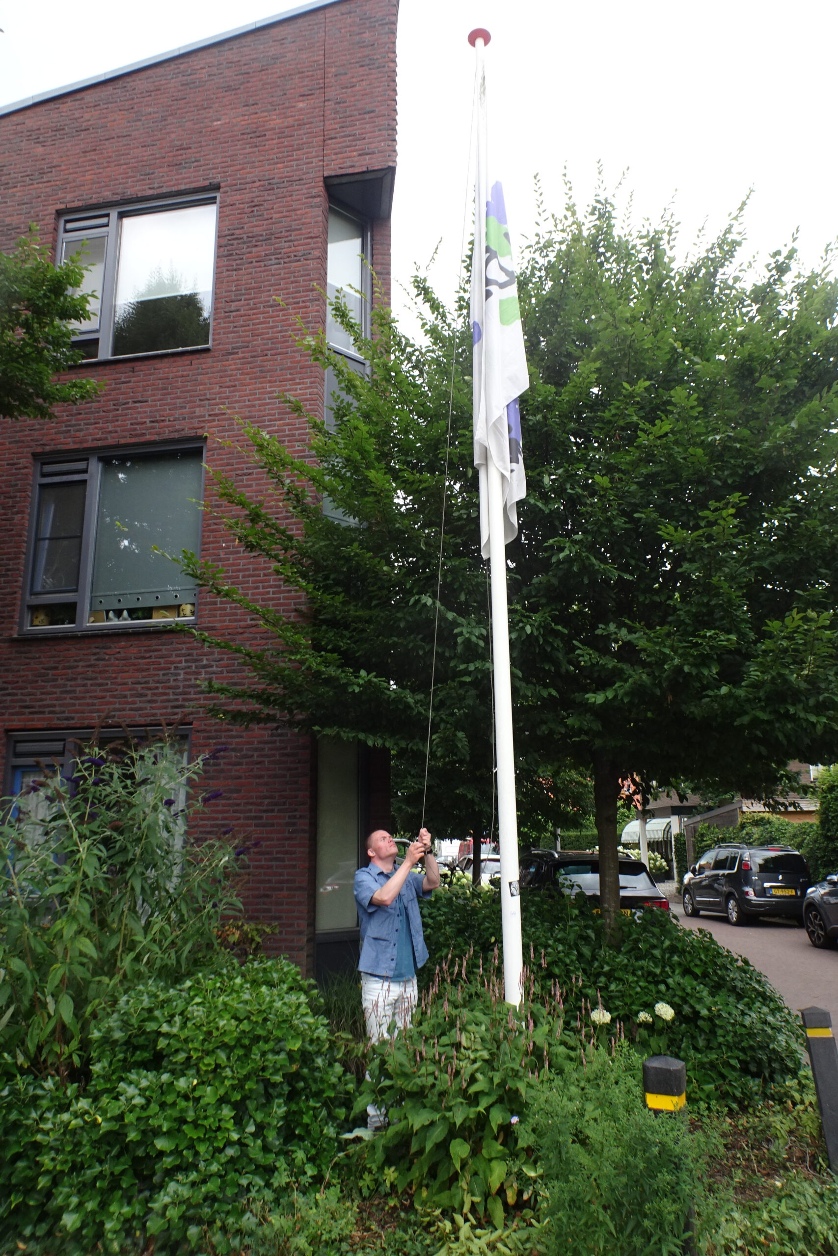 aftrap vlag hijsen